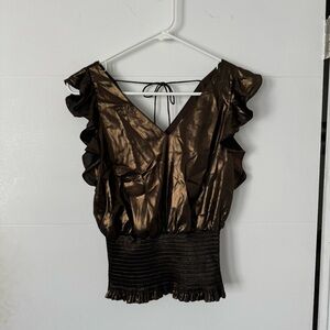 V-neck top